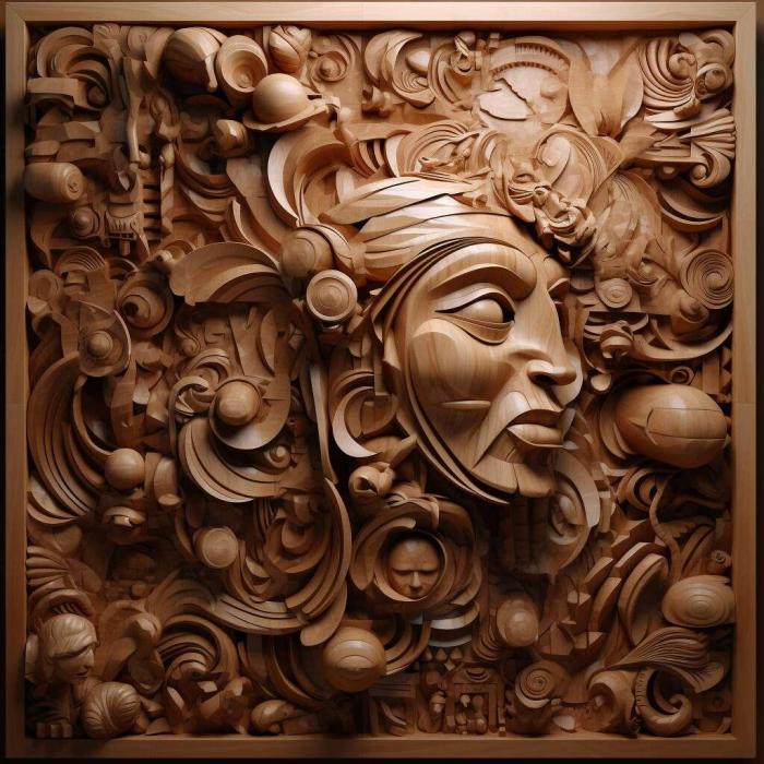 نموذج ثلاثي الأبعاد لآلة CNC 3D Art 